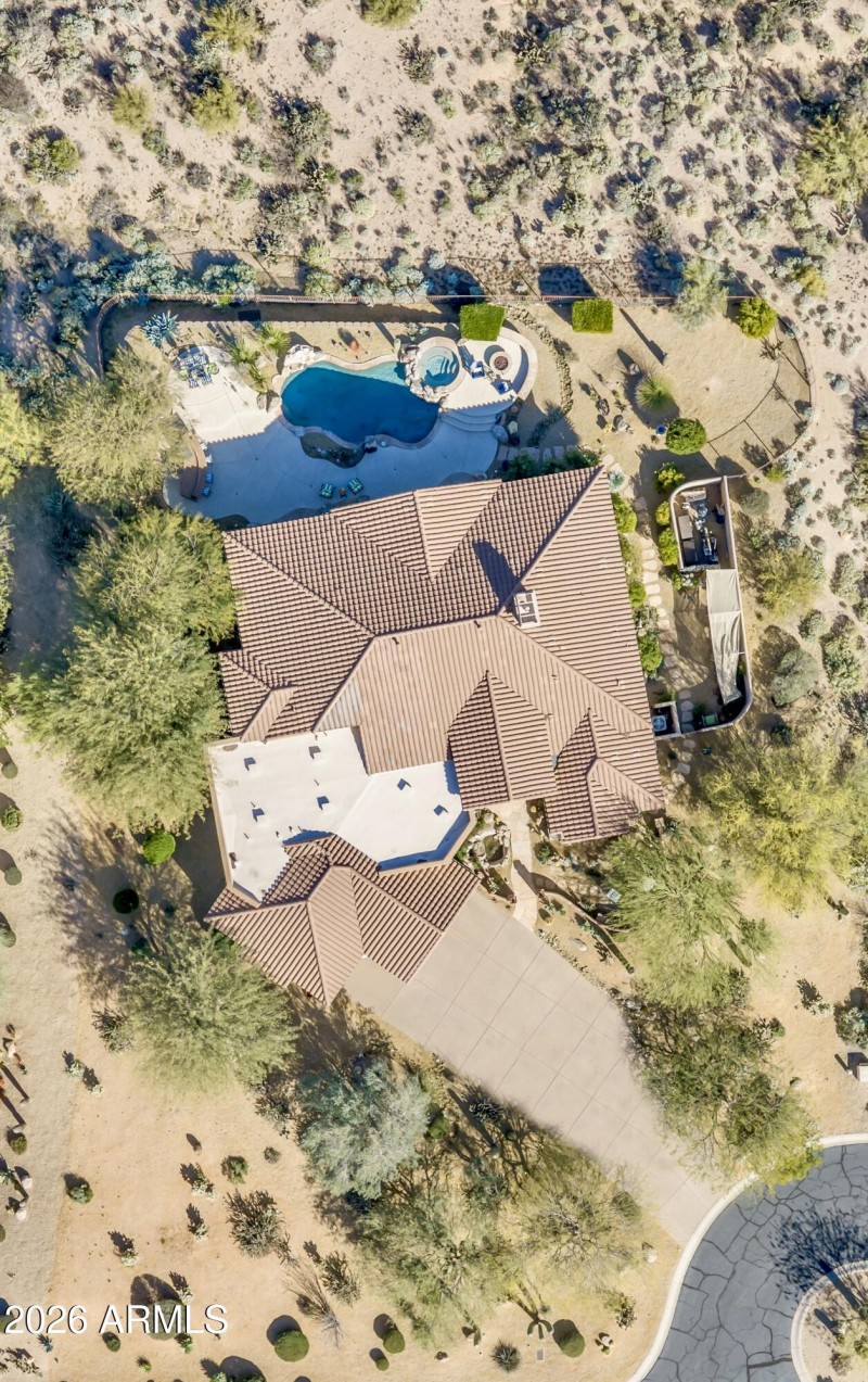 Directly above this gorgeous home