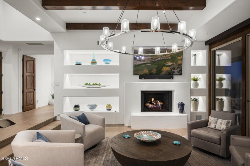 Great Room Hearth Detail