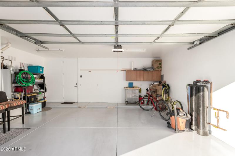 Extra wide double garage