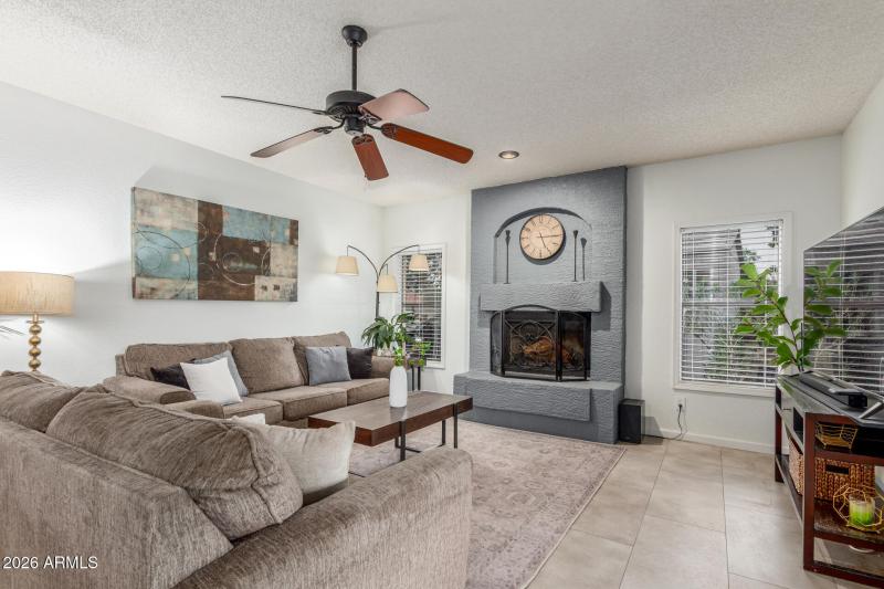 Family Room with Fireplace