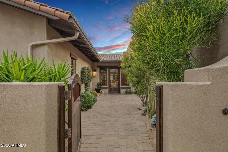 Front Court Yard Entry