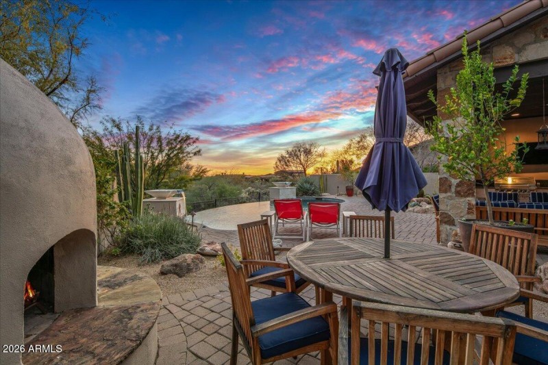 Fireplace Patio Views