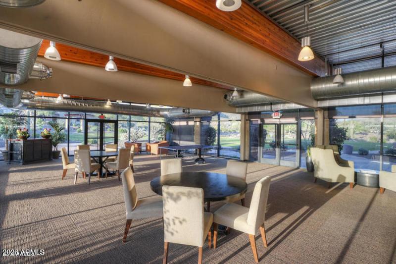 Fireside Dining Area