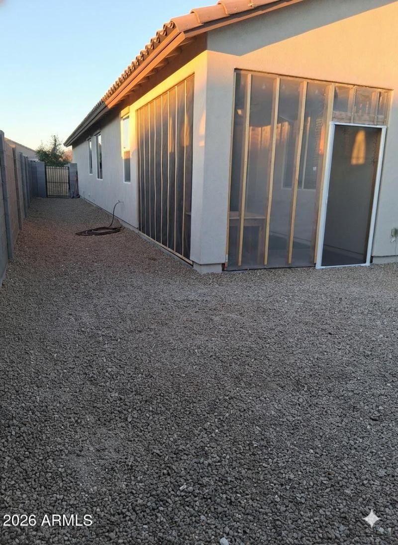 Backyard Screened in Patio