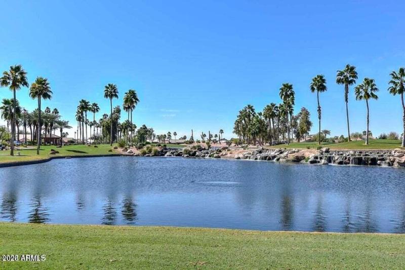 PC Tuscany waterfall entrance from PC Pk