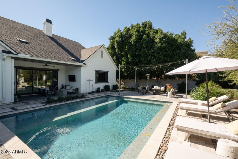 Pool view to Patio