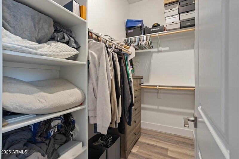 Private Suite Walk-in Closet