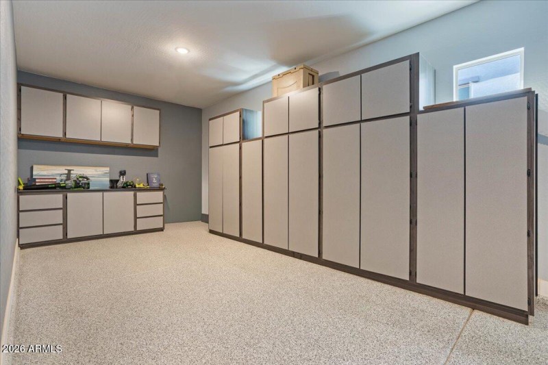 Extensive Built-in cabinetry