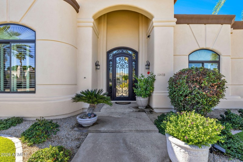 Custom Iron Door Entry