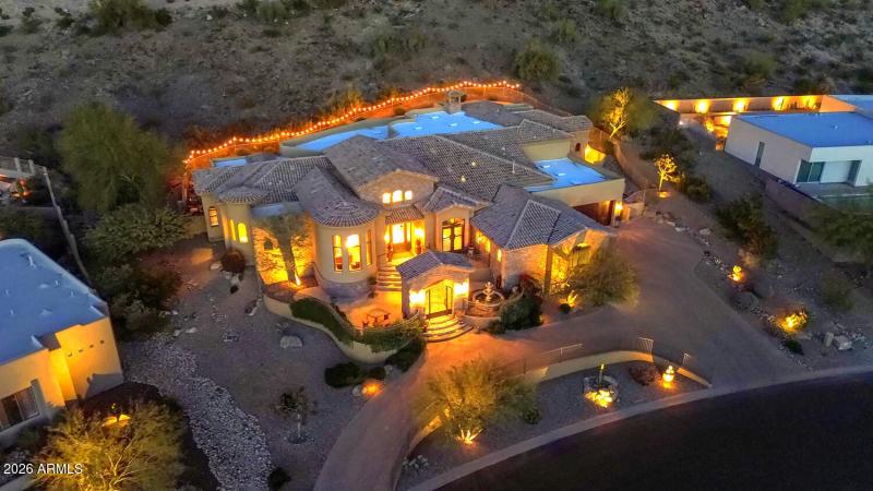 Twilight Aerial View