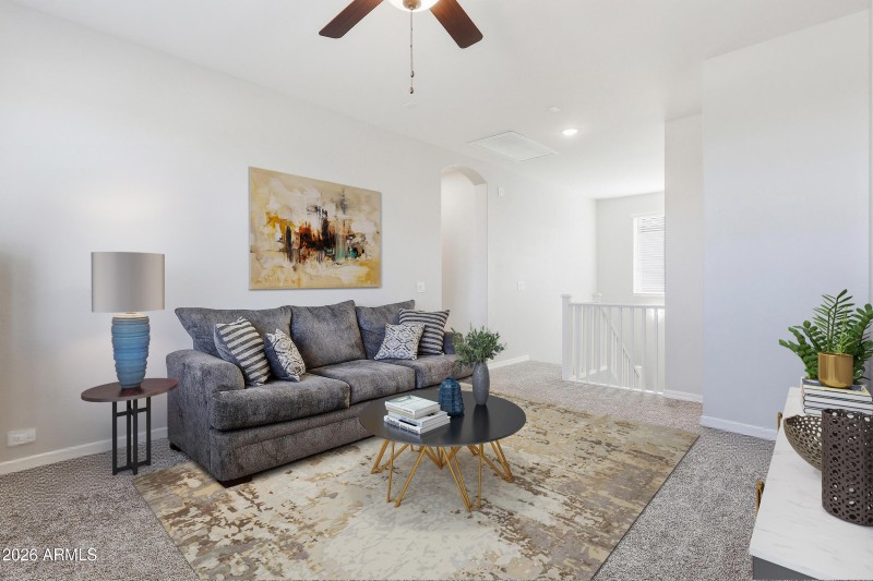 Virtually Staged Loft