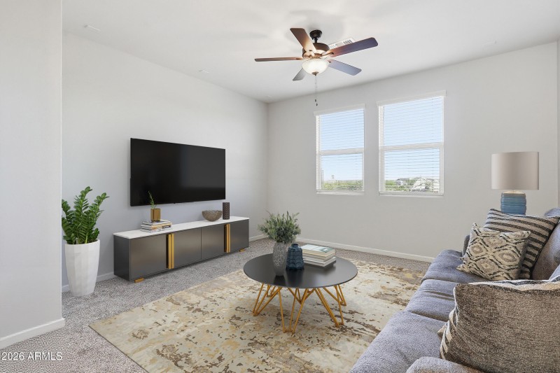 Virtually Staged Loft