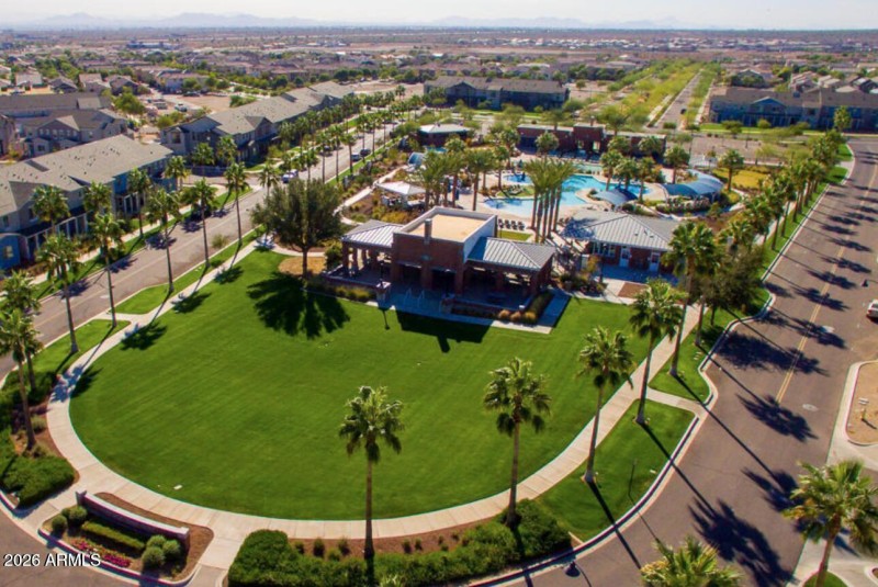 Heritage swim park aerial