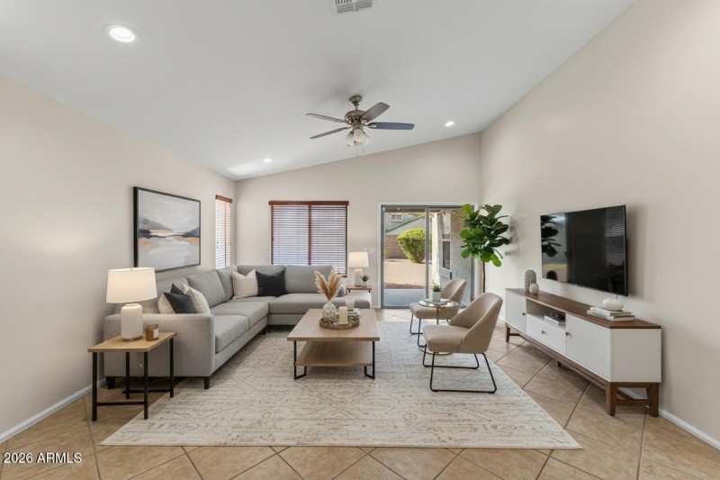 Family Room VIRTUALLY STAGED