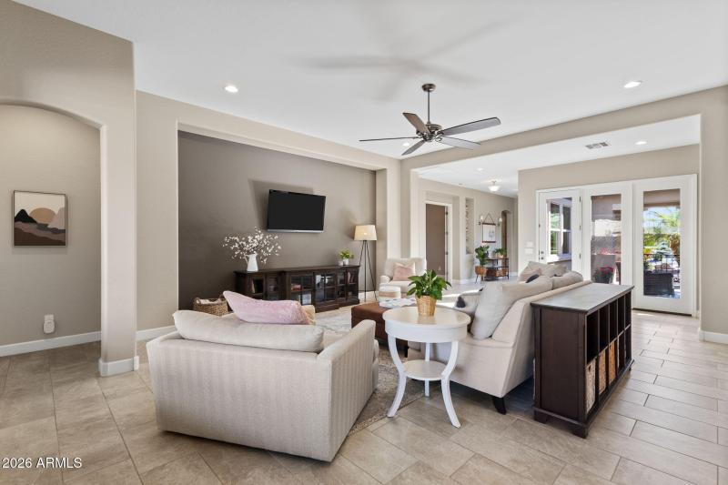 Family room w/lots of natural light