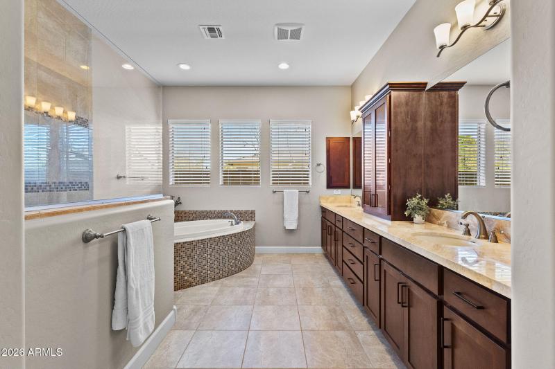 Beautiful primary bathroom