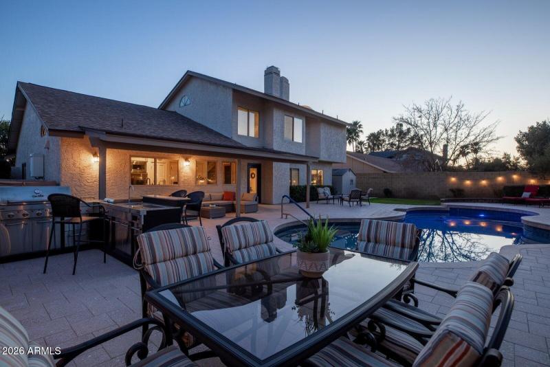 Backyard Evening View