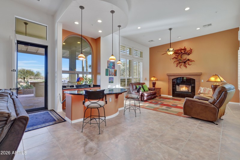 Fireside Sitting Area