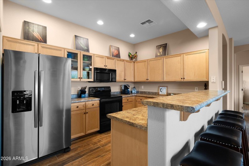 Breakfast bar