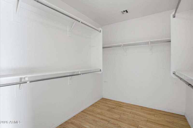 PRIMARY WALK IN CLOSET