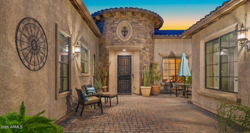 Court Yard at Front of Home