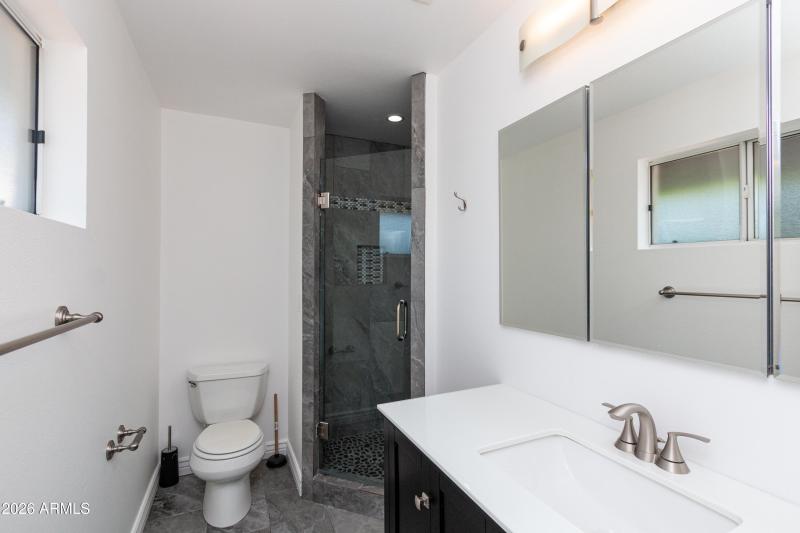 Tiled Enclosed Shower