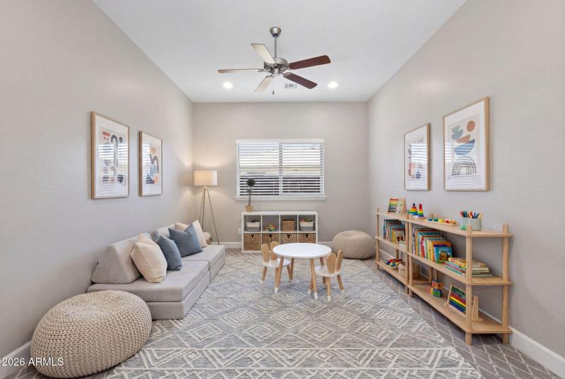 Virtual staging of Bedroom 5