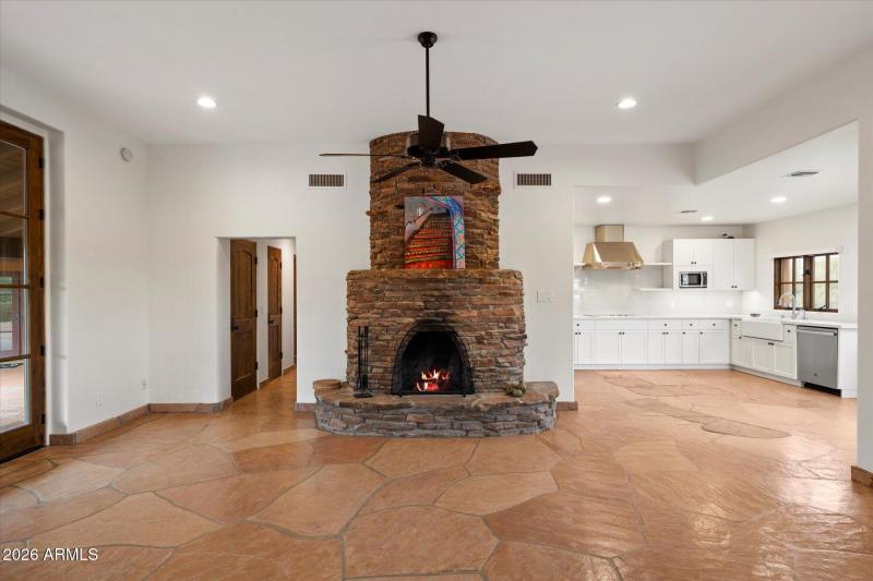 Rustic Southwest Fireplace