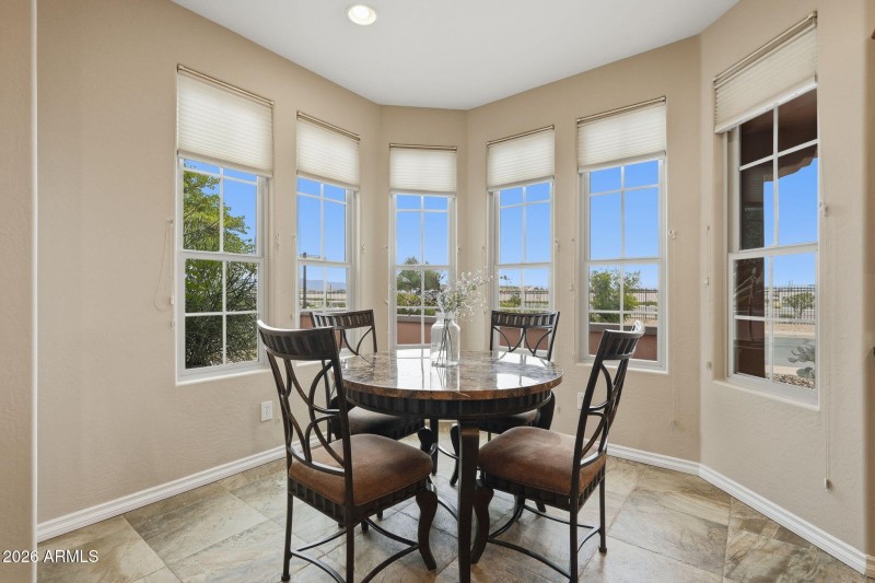 Breakfast nook/kitchen