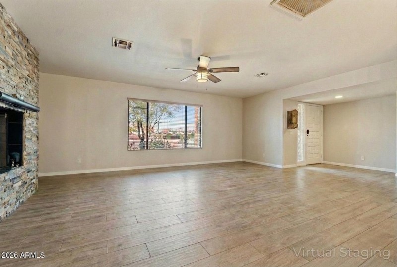 Living room toward front door