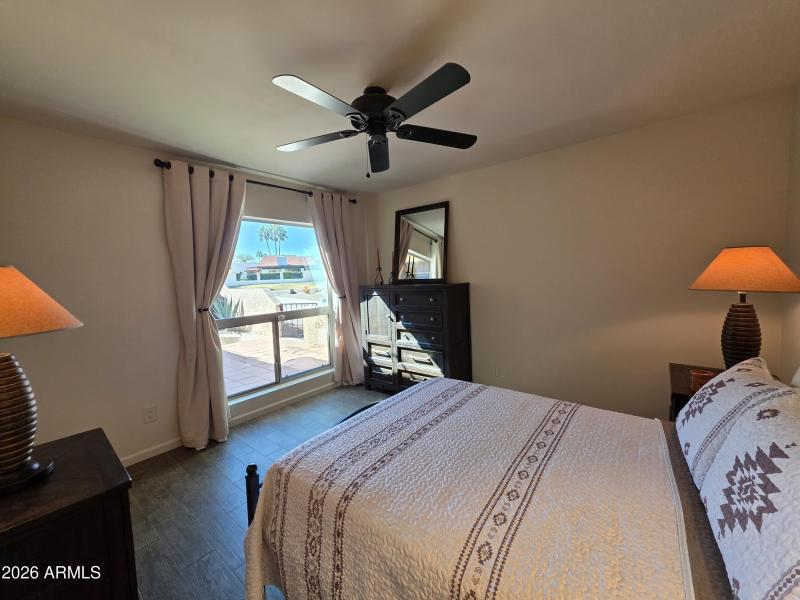 Guest room with window