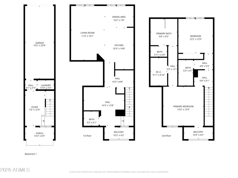 Floor plan 1873 sq ft