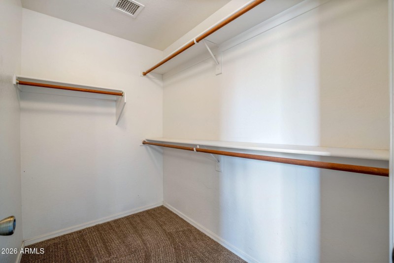 Large walk in closet