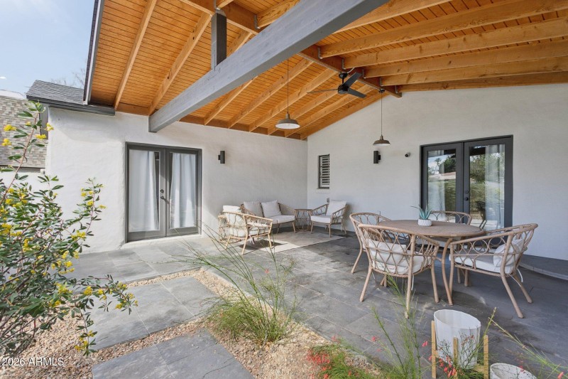 Gorgeous rear patio space