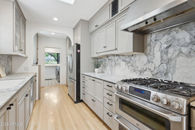 Completely overhauled kitchen