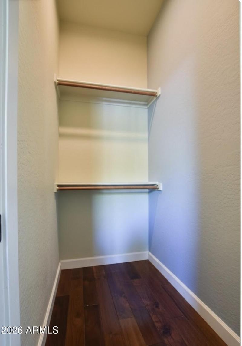 Walk in closet for all the bedrooms