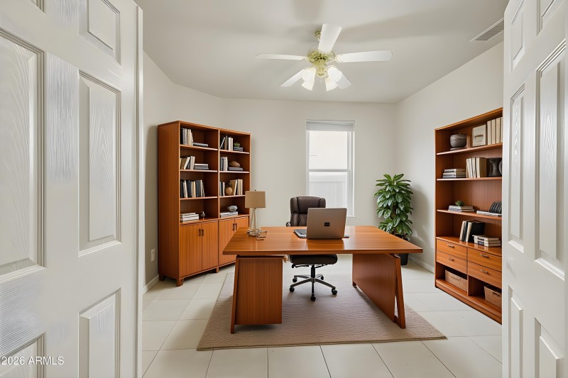 Virtually Staged Office