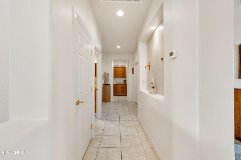 Hallway to the rooms