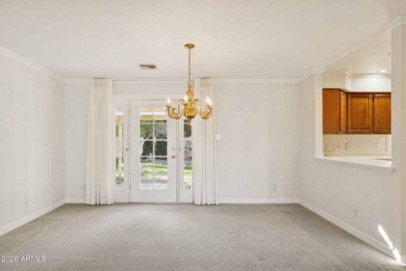 Dining Room with Patio Access