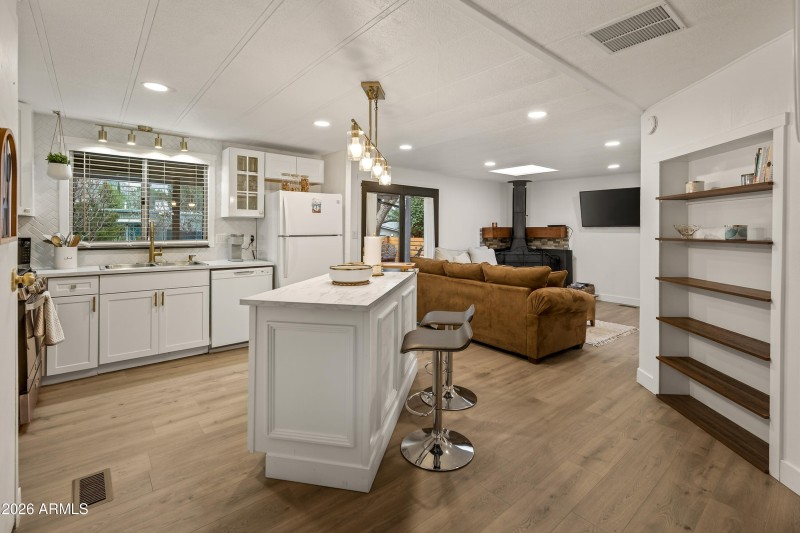 Kitchen and Family Room