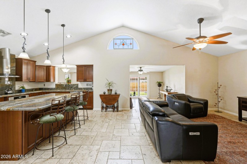 Kitchen and Family Room