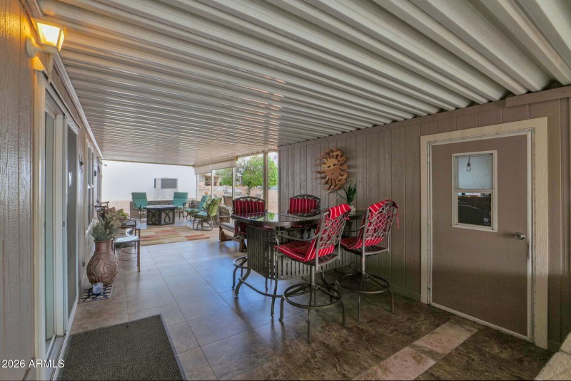 Breezeway leads to Patio