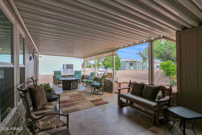 Tiled Flooring At Patio