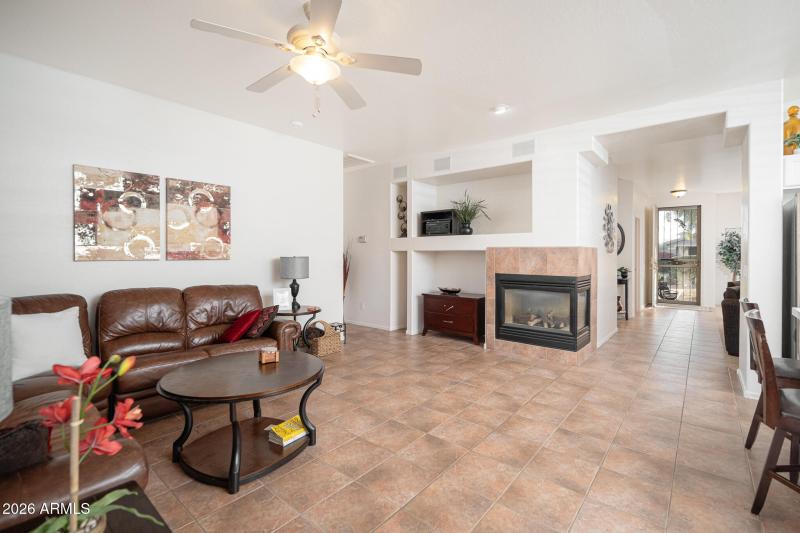 Fireplace for cozy nights