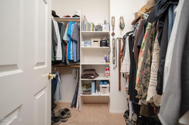Primary Walk in closet