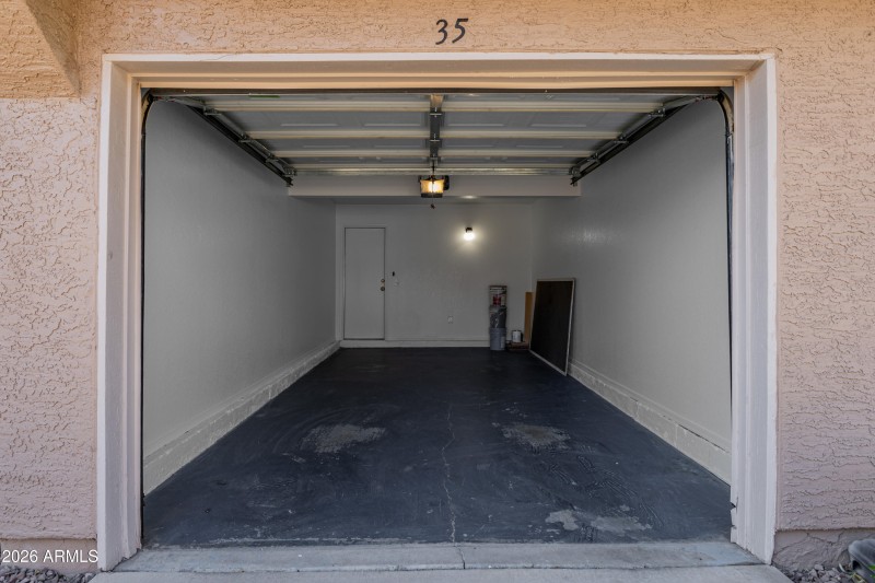 Attached garage