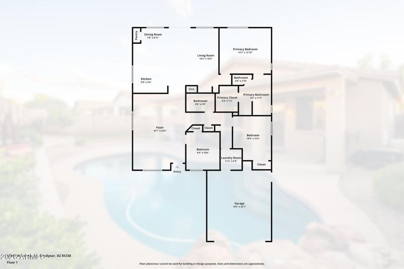 1600+ sq. ft. of well used space