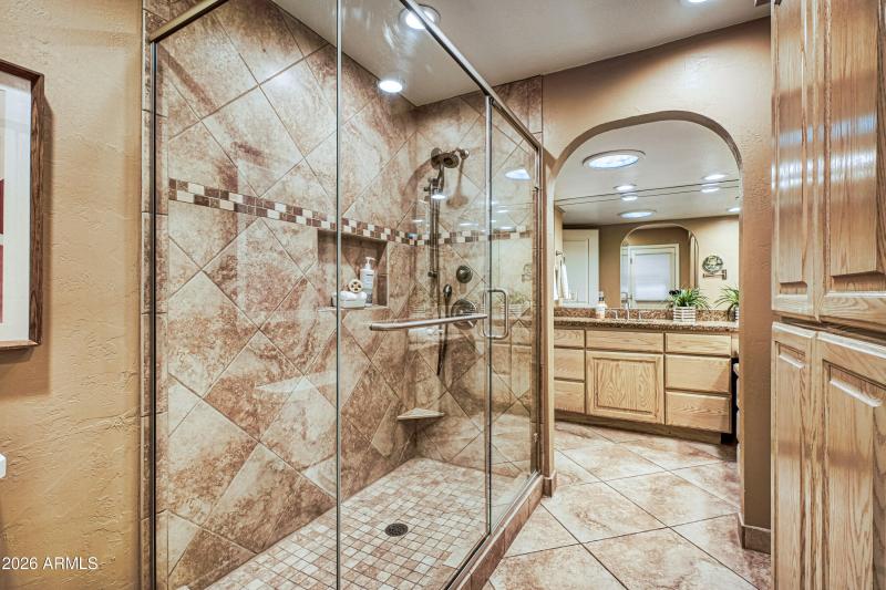 REMODELED WALK-IN SHOWER