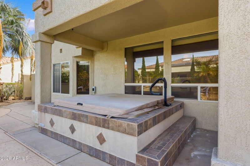 Above Grount Hot Tub:Included