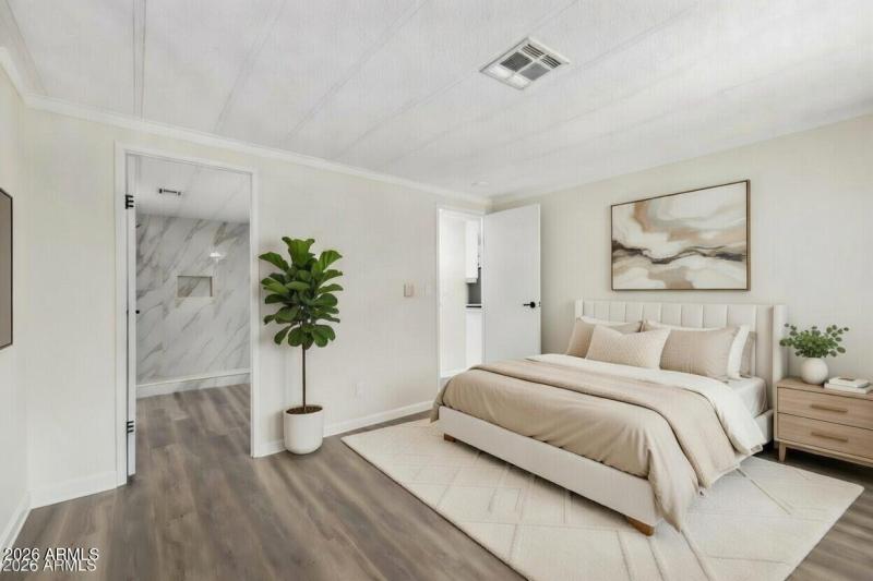 Primary Bedroom - Virtually Staged